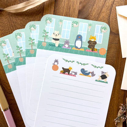 Animal Friends Letter Set - Yoga