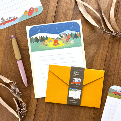 Animal Friends Letter Set - Camping