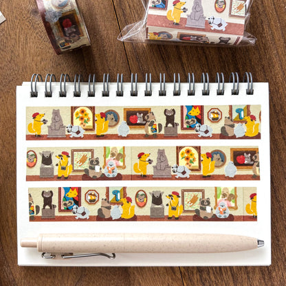 Animal Friends Washi Tape - Art Museum