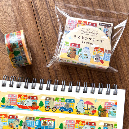 Animal Friends Washi Tape - Travel