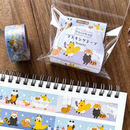 Animal Friends Washi Tape - Spa Time