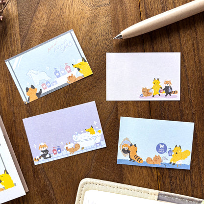 Animal Friends Sticky Notes - Spa Time