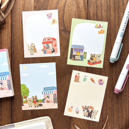 Animal Friends Memo Pad - Sweets