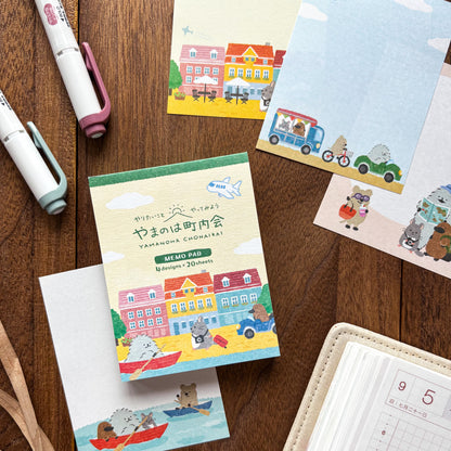 Animal Friends Memo Pad - Travel