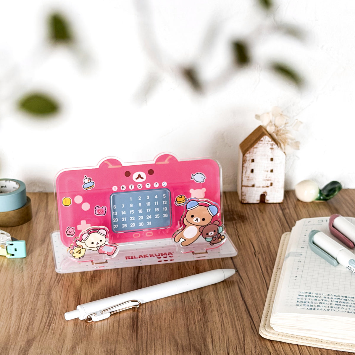 Rilakkuma / Perpetual Calendar - Pixel Rilakkuma