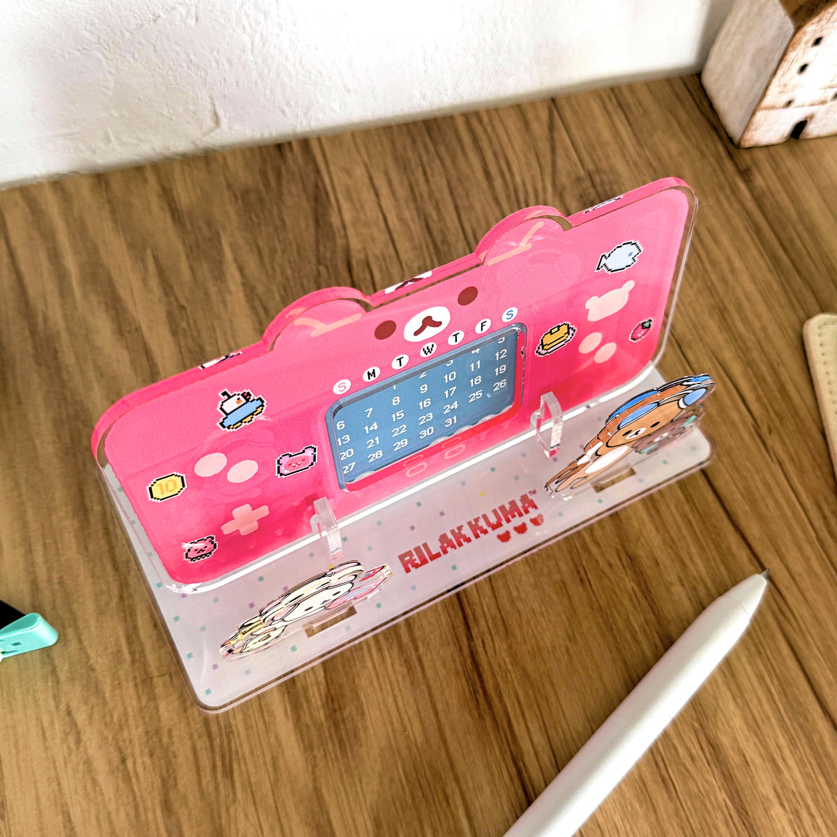 Rilakkuma / Perpetual Calendar - Pixel Rilakkuma