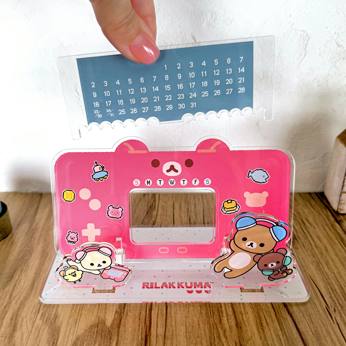 Rilakkuma / Perpetual Calendar - Pixel Rilakkuma