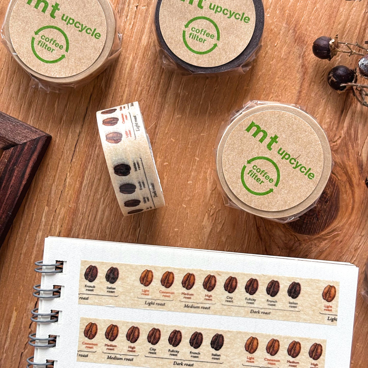 mt / Upcycle Washi Tape - Coffee Beans