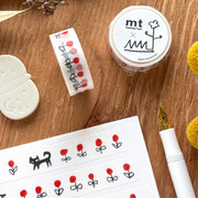 mt x Makoto Matsubayashi / Washi Tape - Black Cat