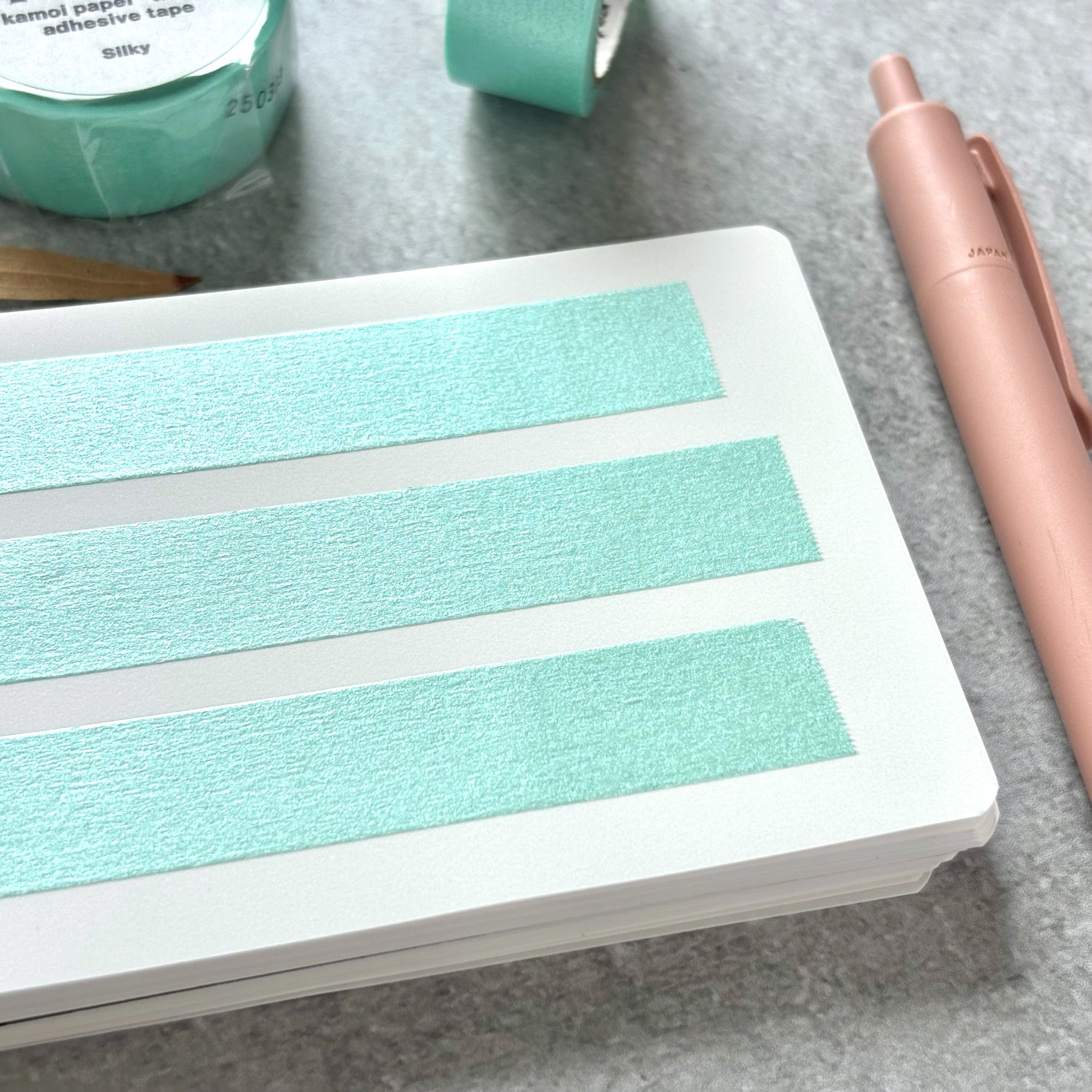 mt basic / Washi Tape - Silky Green