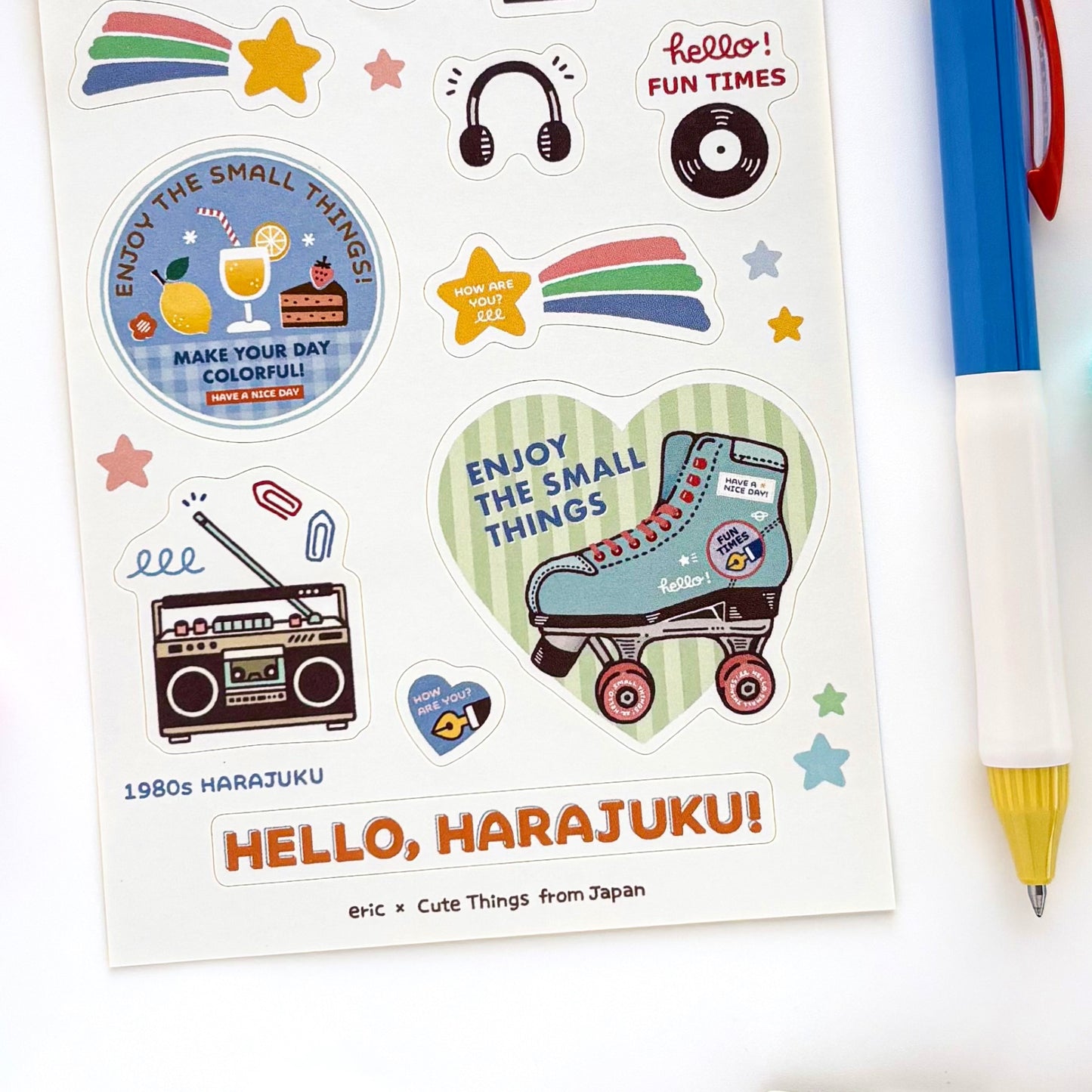 Hello, Harajuku! Limited Edition / eric / Stickers – Cute Things from Japan