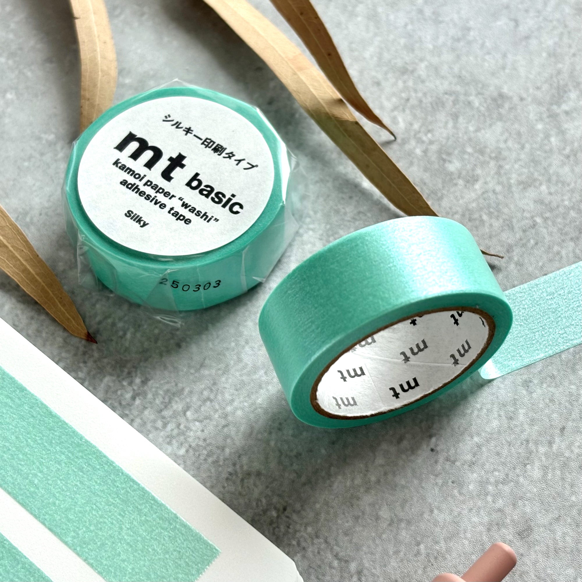 mt basic / Washi Tape - Silky Green
