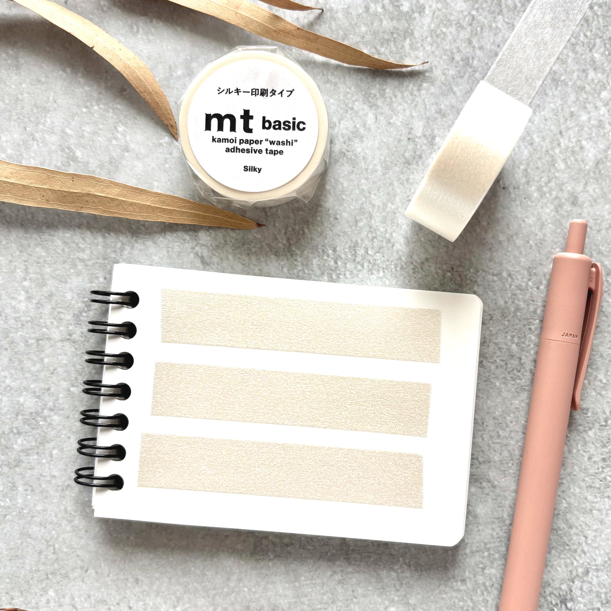 mt basic / Washi Tape - Silky White