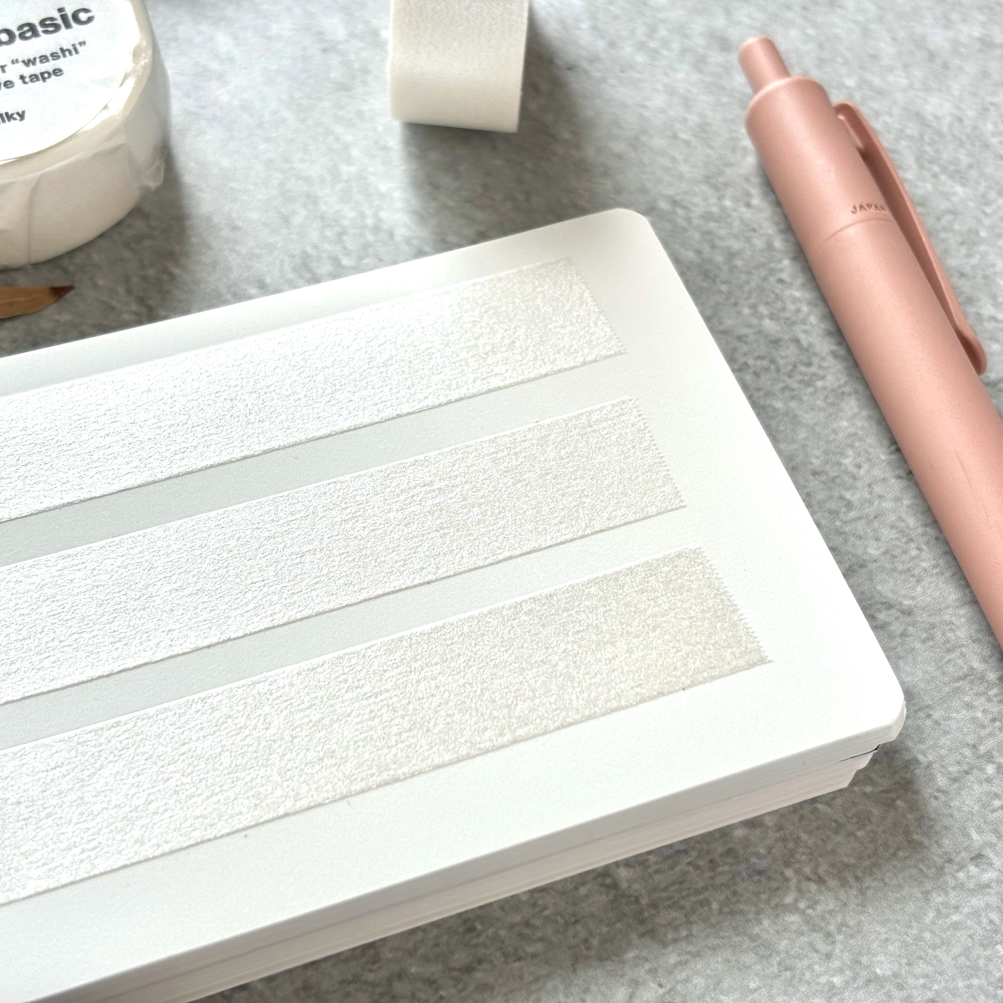 mt basic / Washi Tape - Silky White