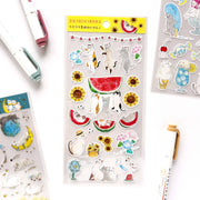 Tocorocomugi / Foil-stamped Stickers - Summer Festival