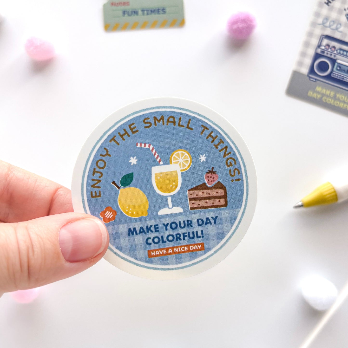 Hello, Harajuku! Limited Edition / eric / Vinyl Sticker - Enjoy the small things