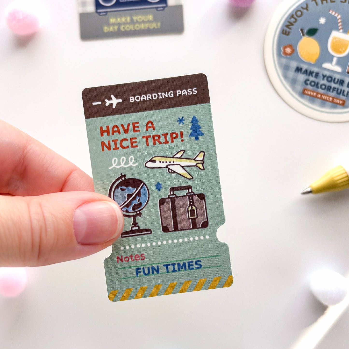 Hello, Harajuku! Limited Edition / eric / Vinyl Sticker - Have a nice trip!