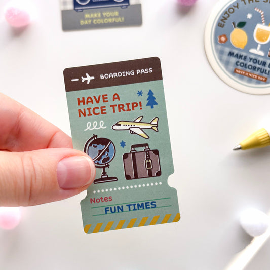 Hello, Harajuku! Limited Edition / eric / Vinyl Sticker - Have a nice trip!