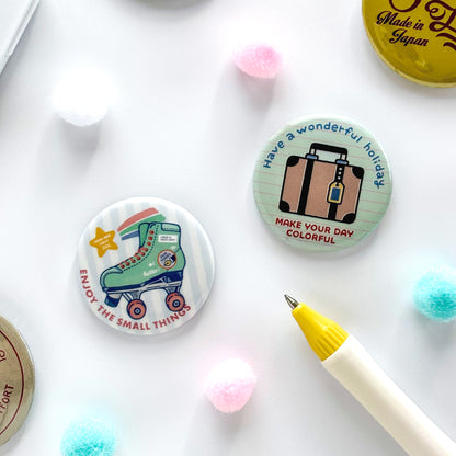 Hello, Harajuku! Limited Edition / eric Can Badge - Set of 2 designs