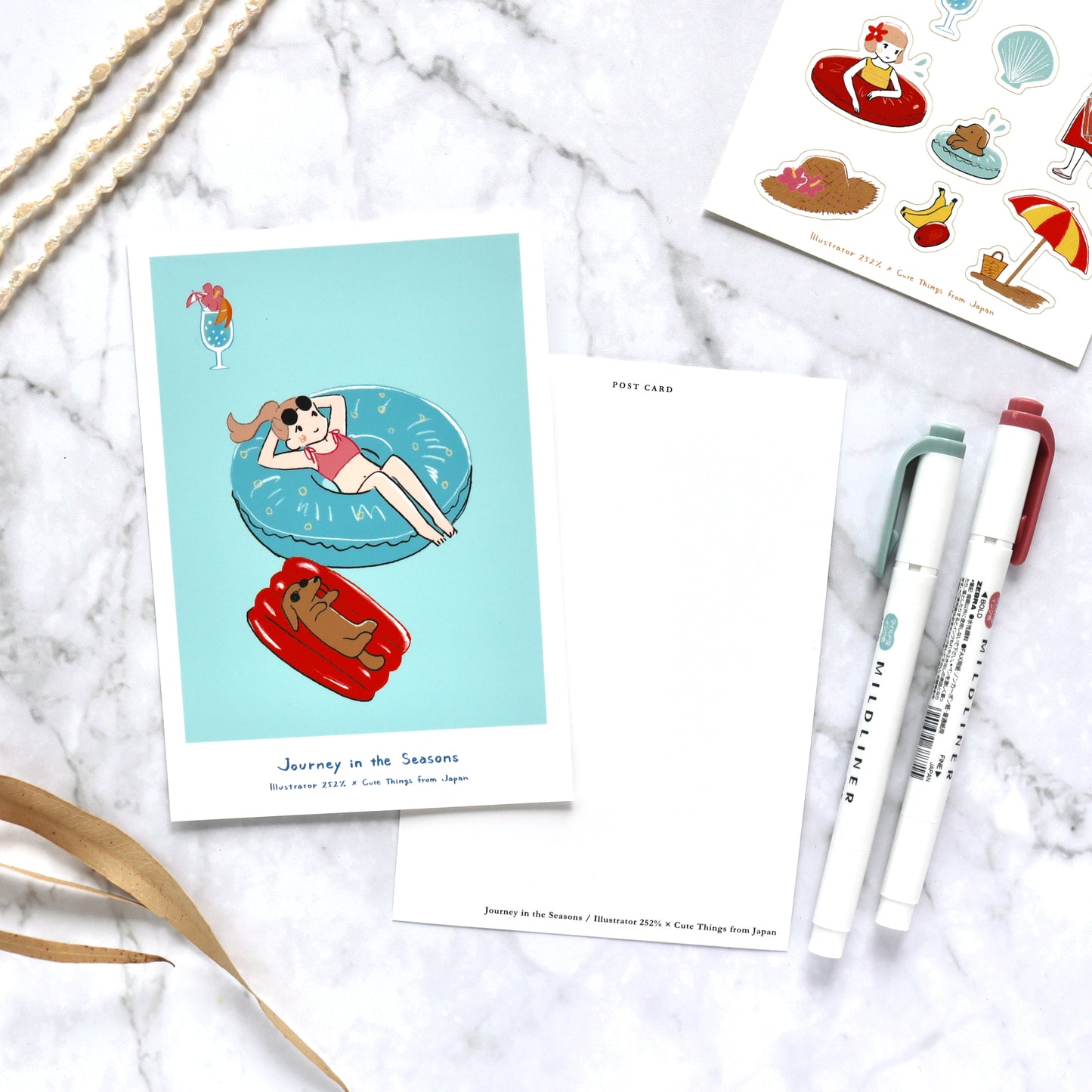 CTFJ x 252% / Postcard - Happy Summer