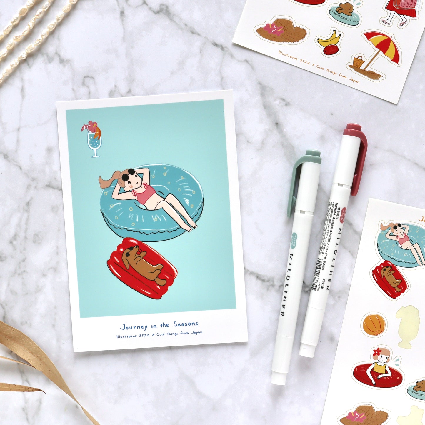 CTFJ x 252% / Postcard - Happy Summer