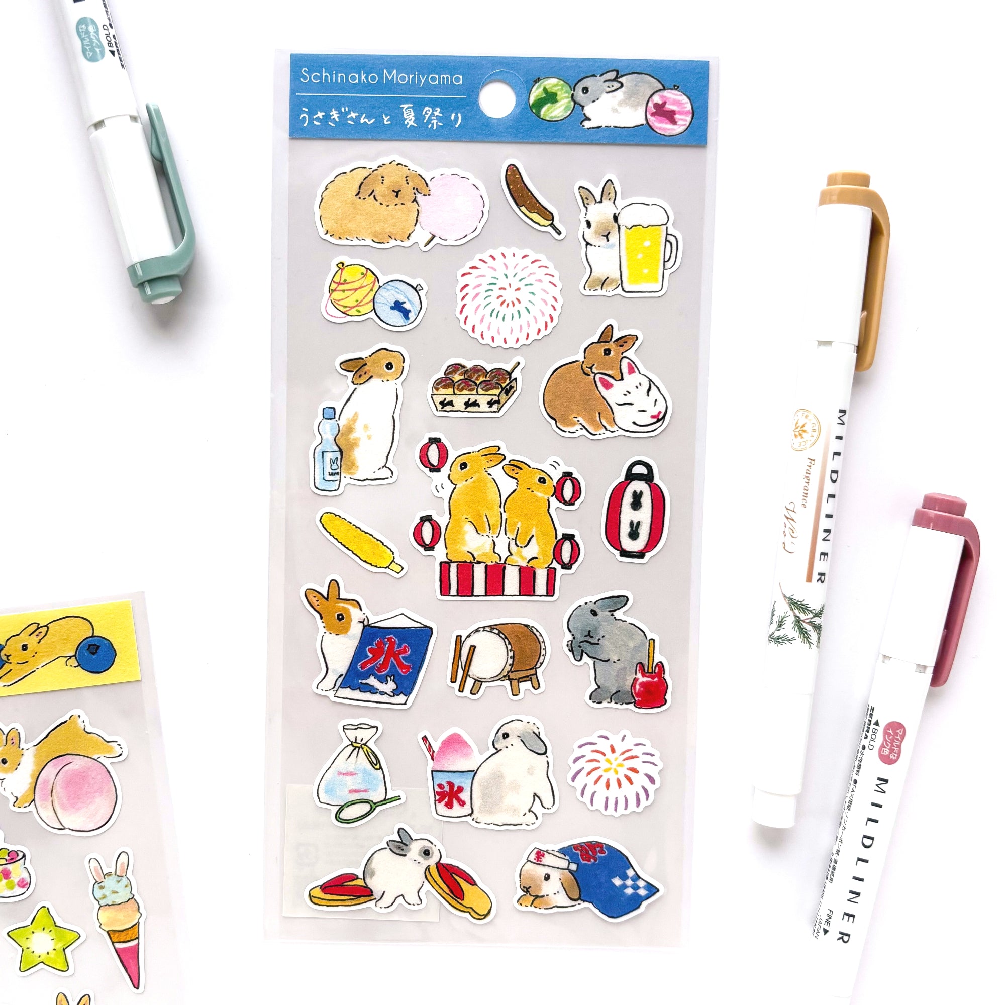 Shinako Moriyama / Stickers - Summer Festival