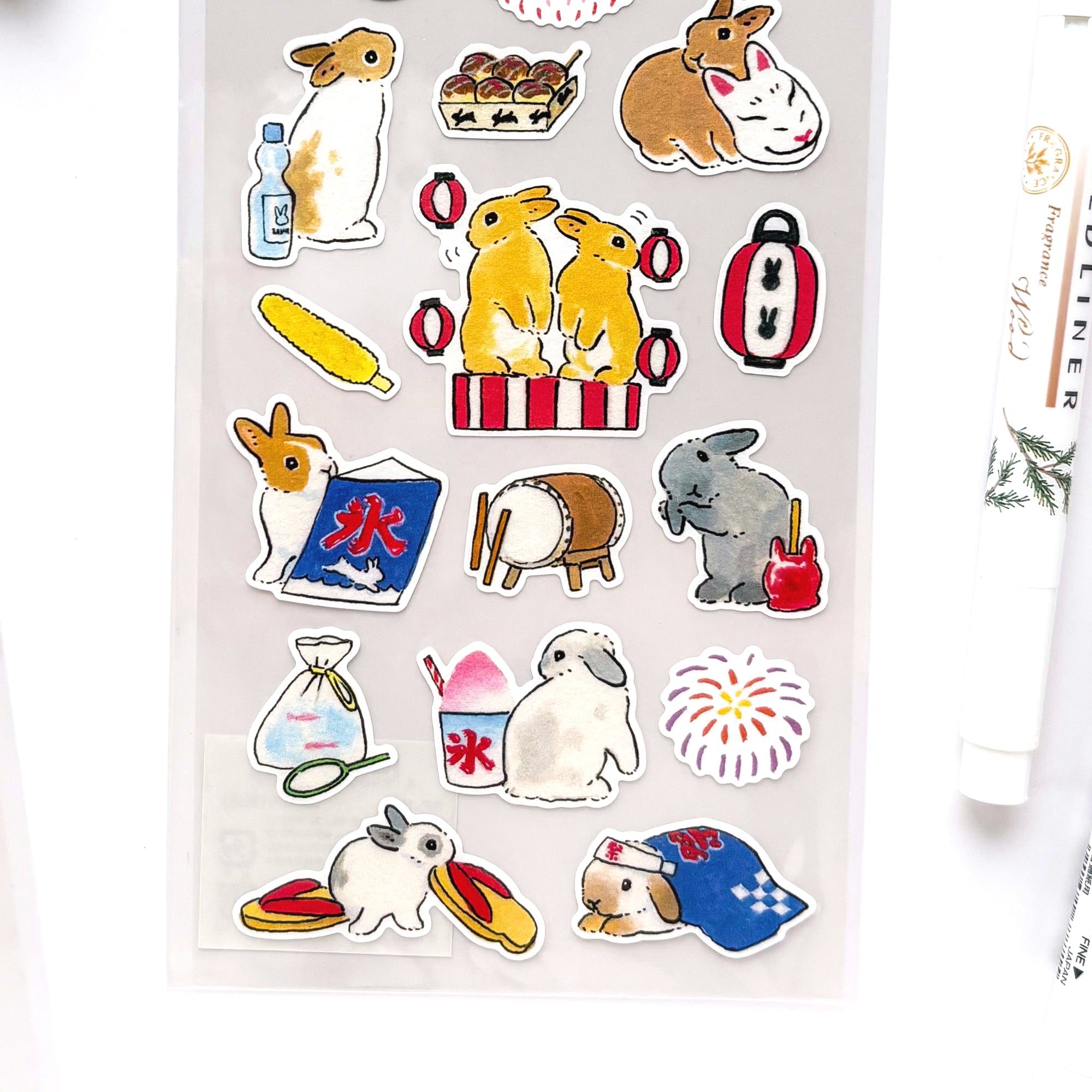 Shinako Moriyama / Stickers - Summer Festival