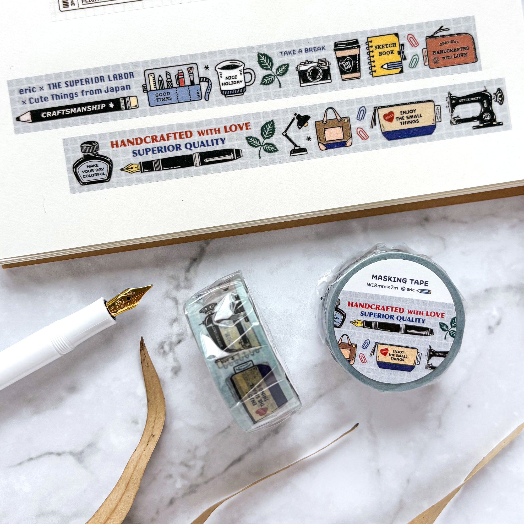 [Limited Edition] TSL x eric x CTFJ / Washi Tapes - Handcrafted with Love