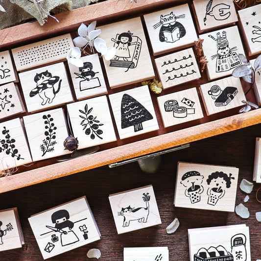 Hankodori / Rubber Stamp - ten ten ten