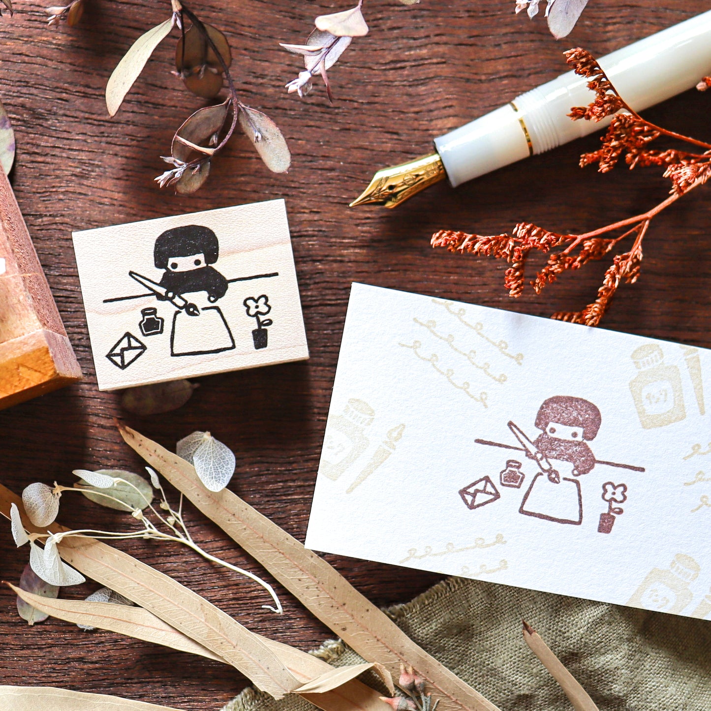 Hankodori / Rubber Stamp - Writing for You