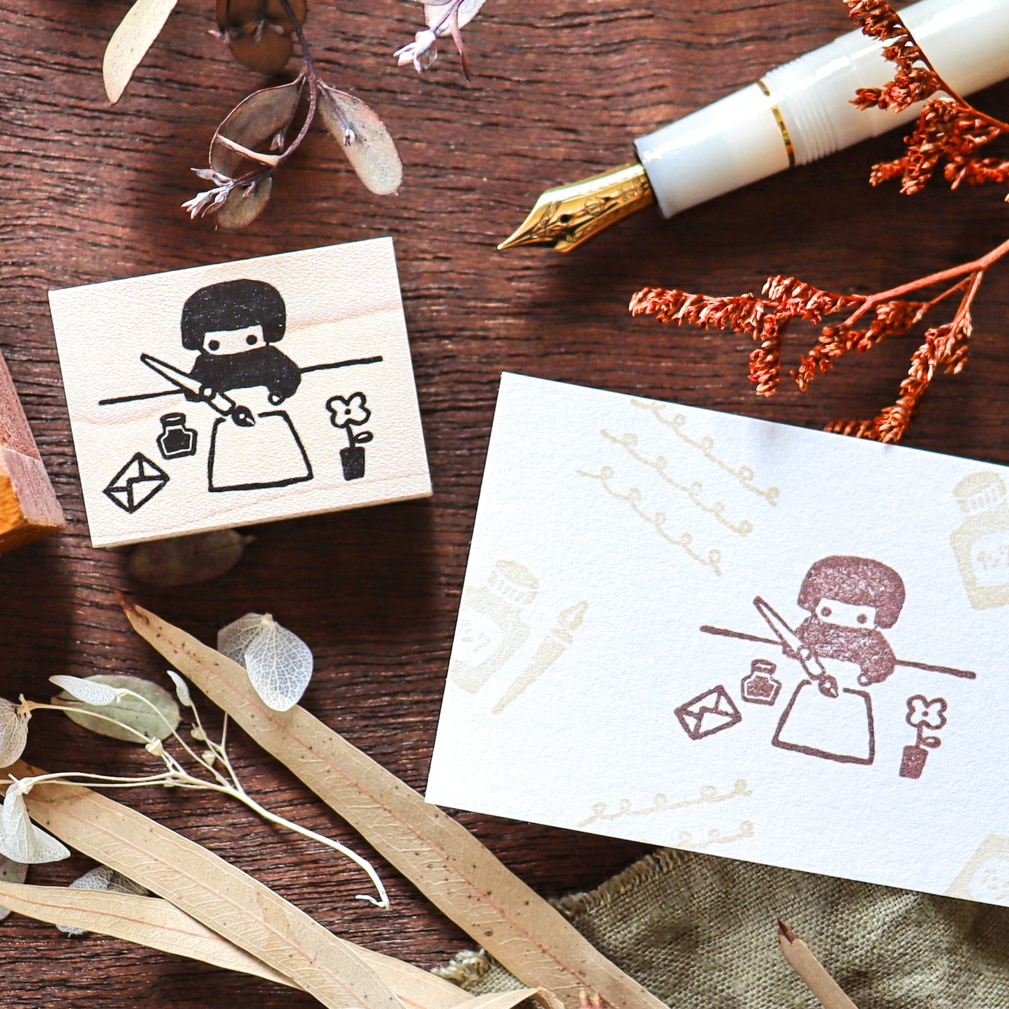 Hankodori / Rubber Stamp - Writing for You