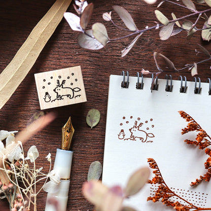 Hankodori / Rubber Stamp - Reindeer