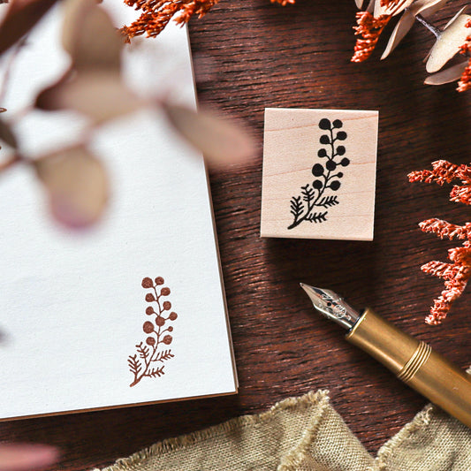 Hankodori / Rubber Stamp - Mimosa