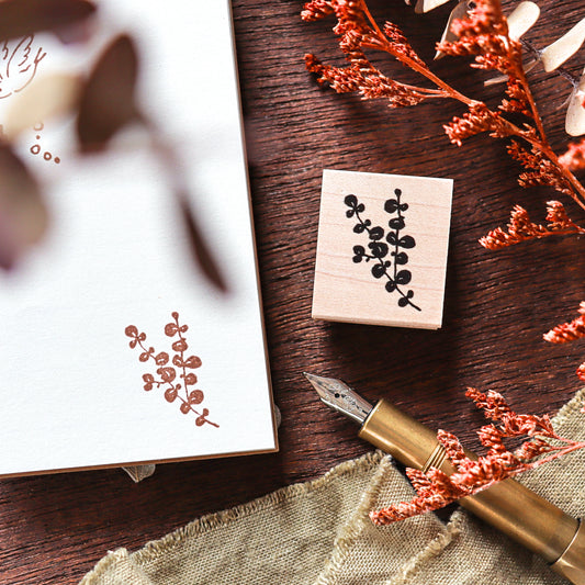 Hankodori / Rubber Stamp - Eucalyptus