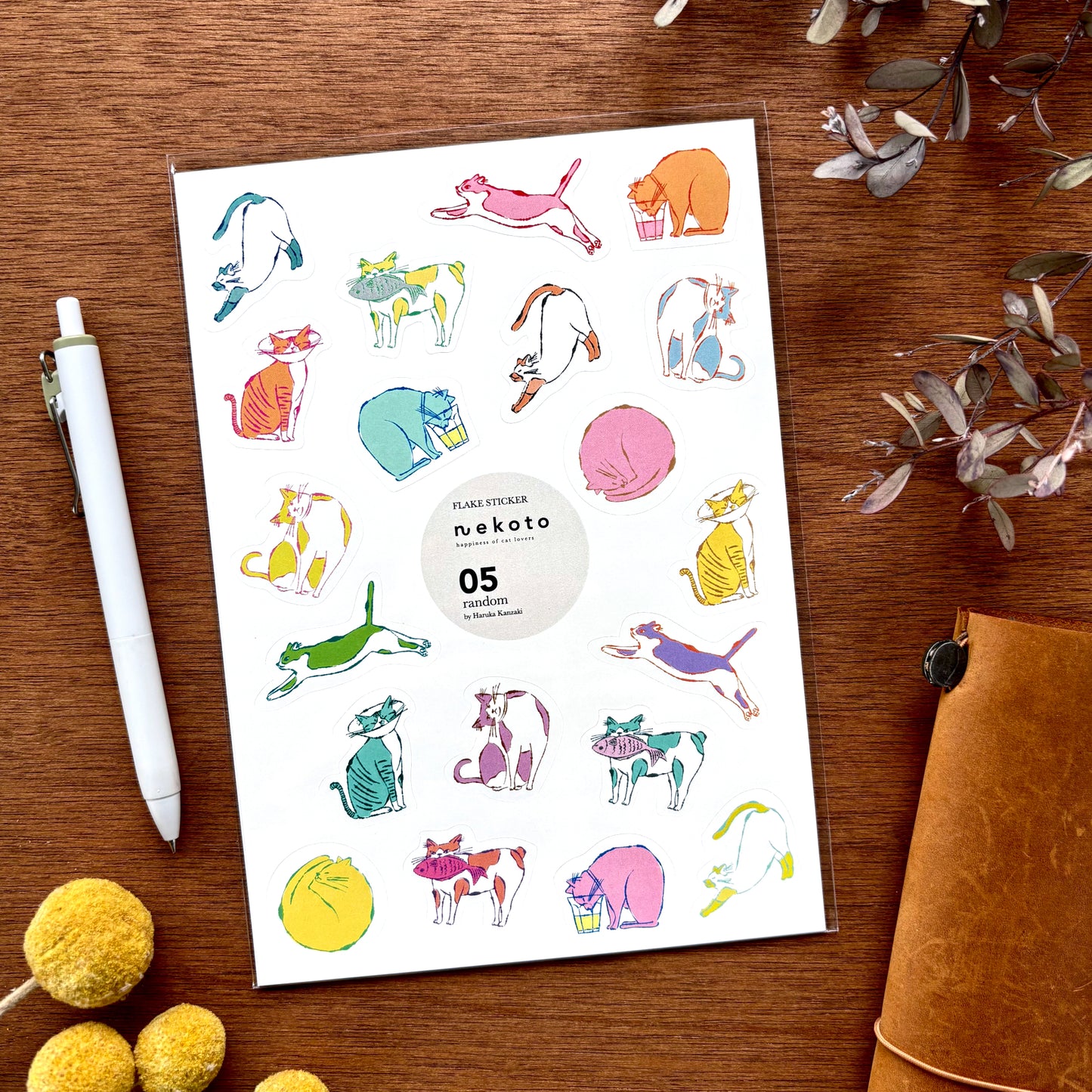 Nekoto / Stickers - Colorful Cats