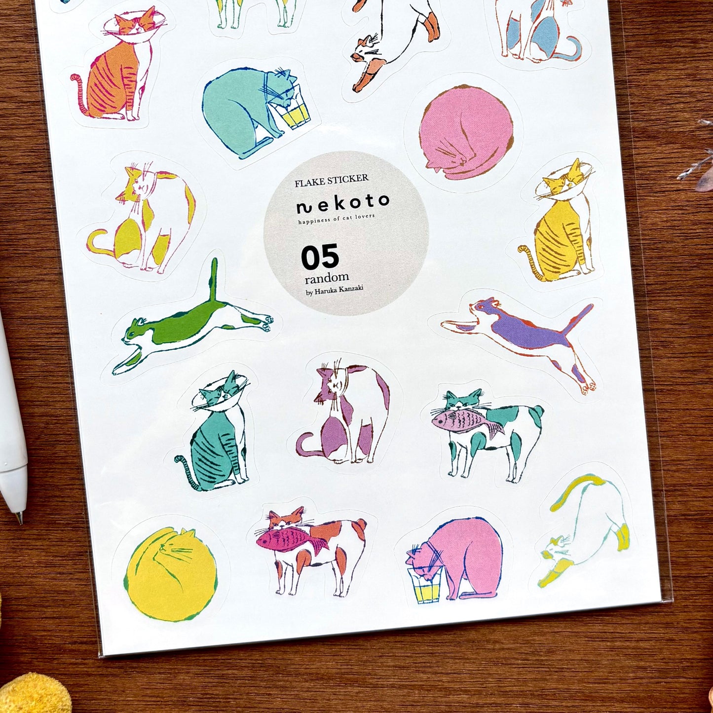 Nekoto / Stickers - Colorful Cats