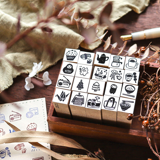 Hankodori / Mini Rubber Stamp - Alien