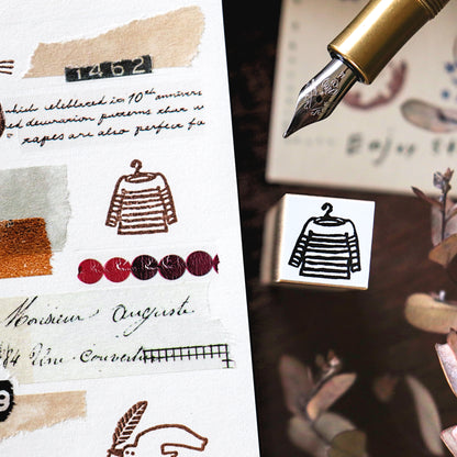 Hankodori / Mini Rubber Stamp - Shirt