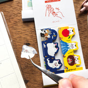 Sheet Peritte Masking Tape Stickers - Ghost Cats