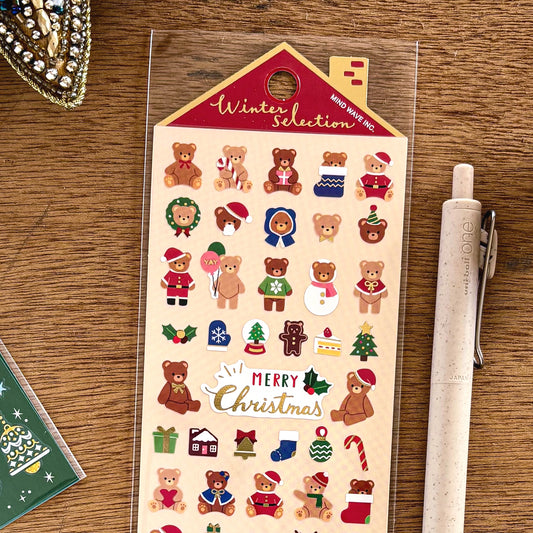 Winter Limited / Mind Wave / Stickers - Christmas Bears