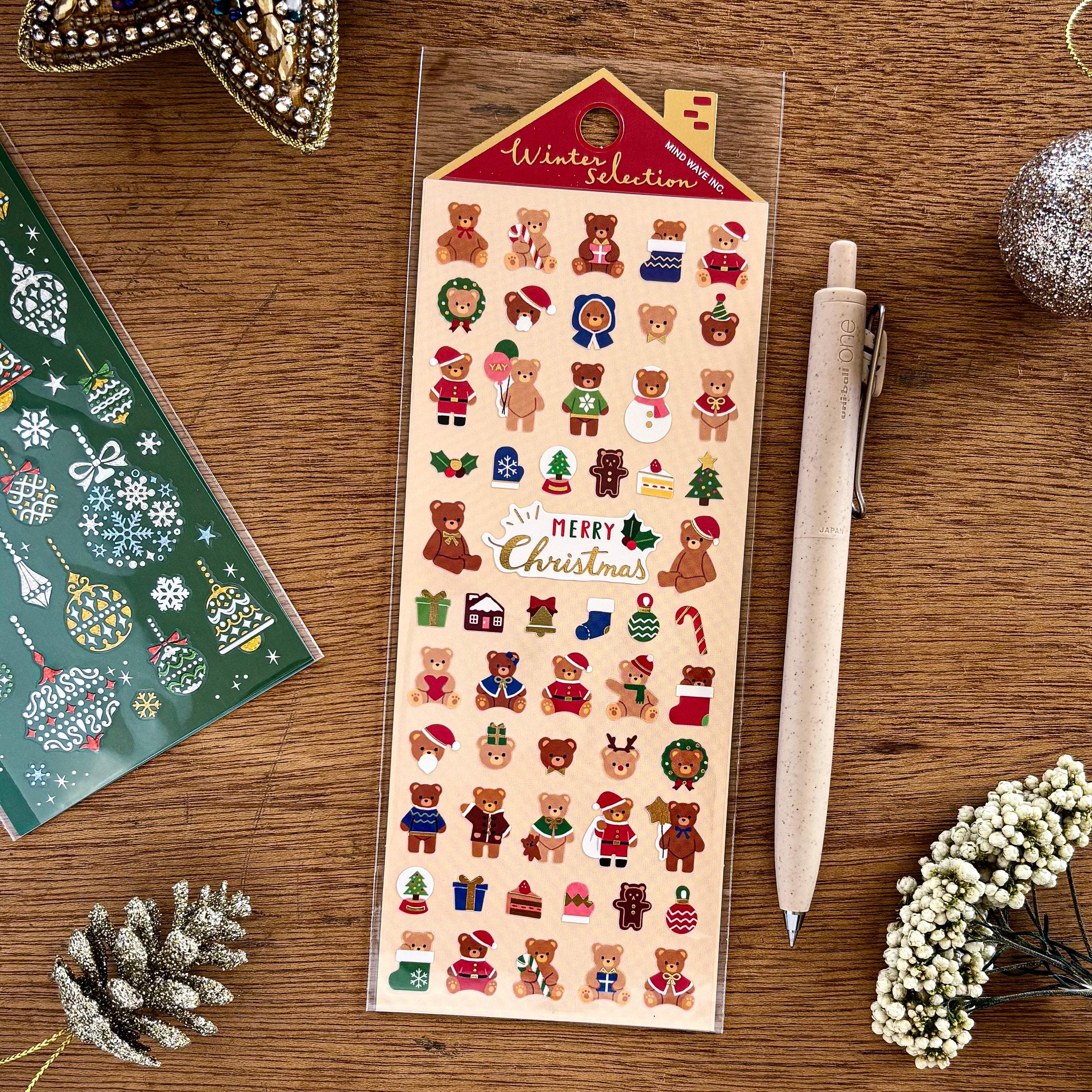 Winter Limited / Mind Wave / Stickers - Christmas Bears