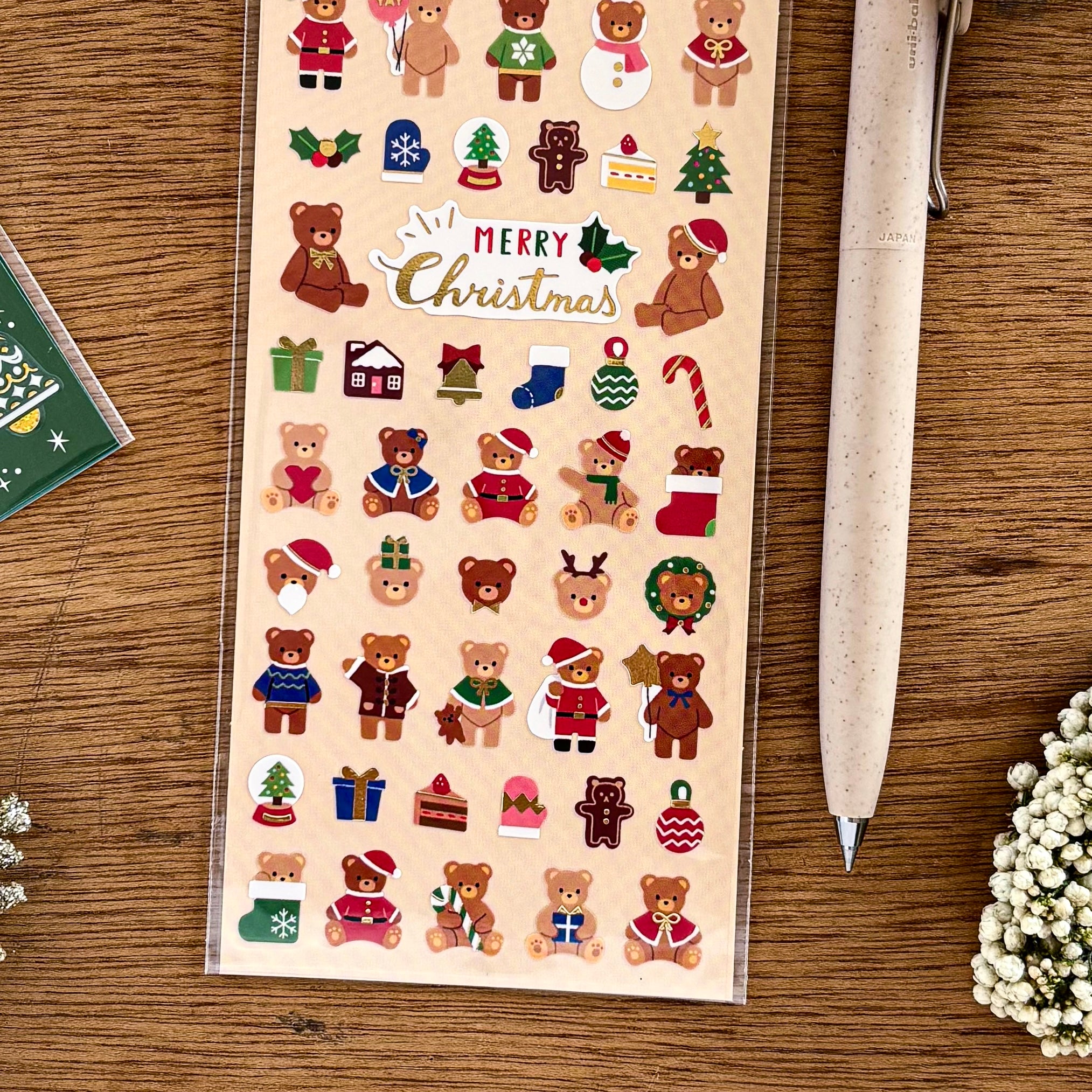 Winter Limited / Mind Wave / Stickers - Christmas Bears