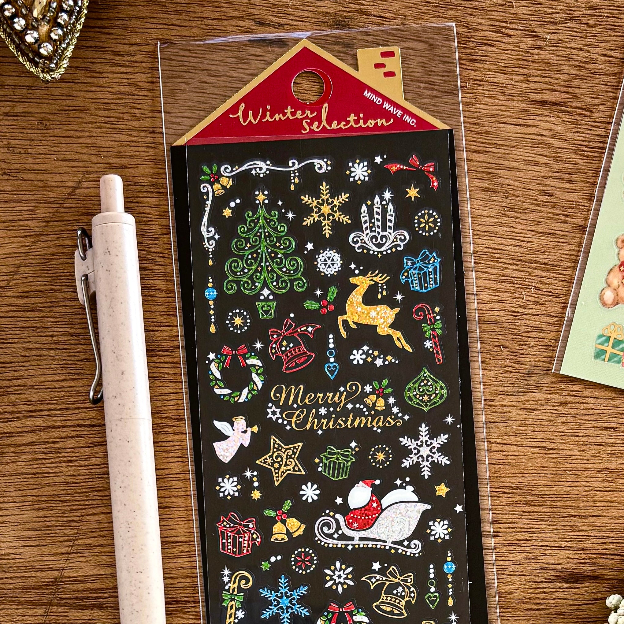 Winter Limited / Mind Wave / Stickers - Shiny Christmas