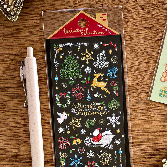 Winter Limited / Mind Wave / Stickers - Shiny Christmas