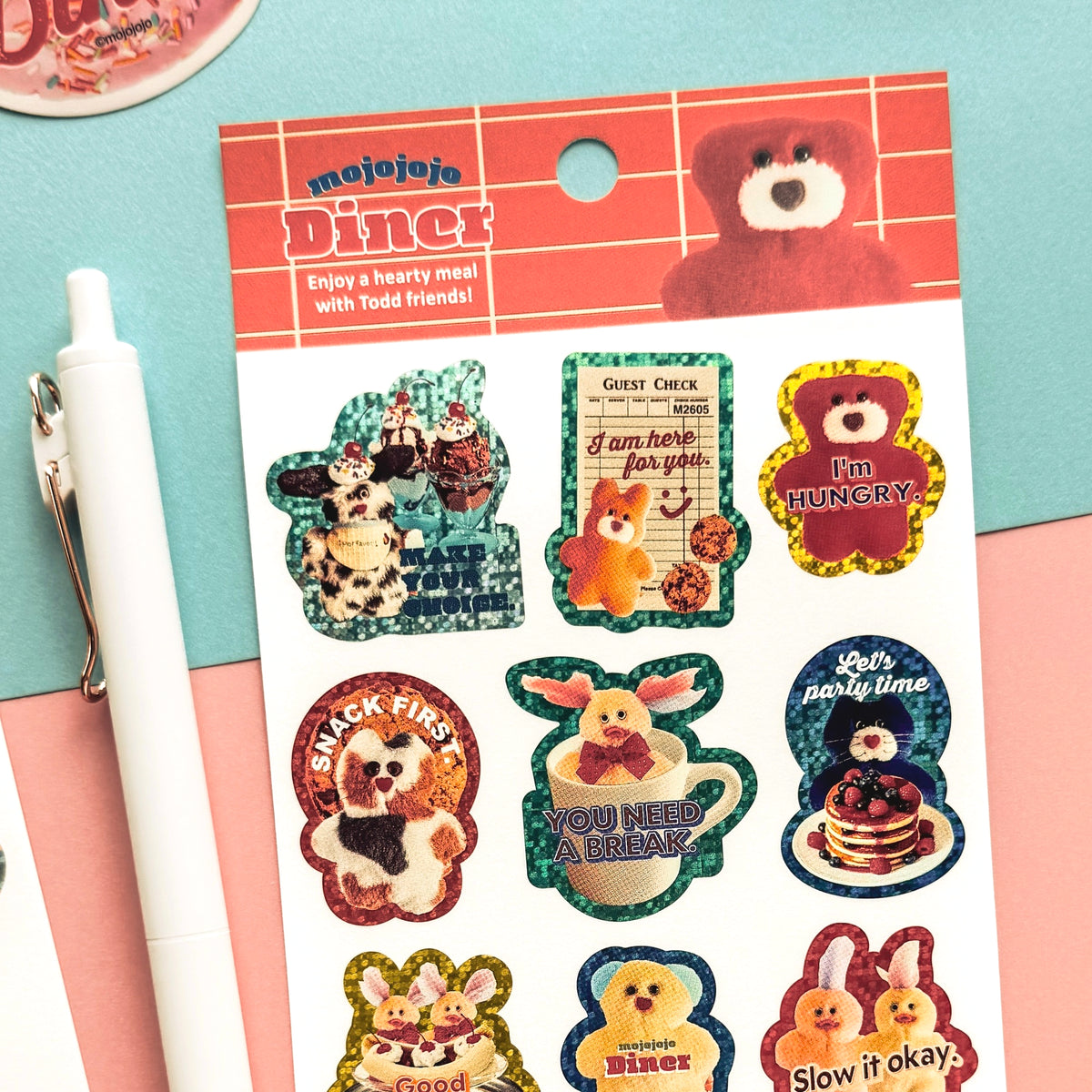 Mojojojo / Hologram Stickers - Happy Diner