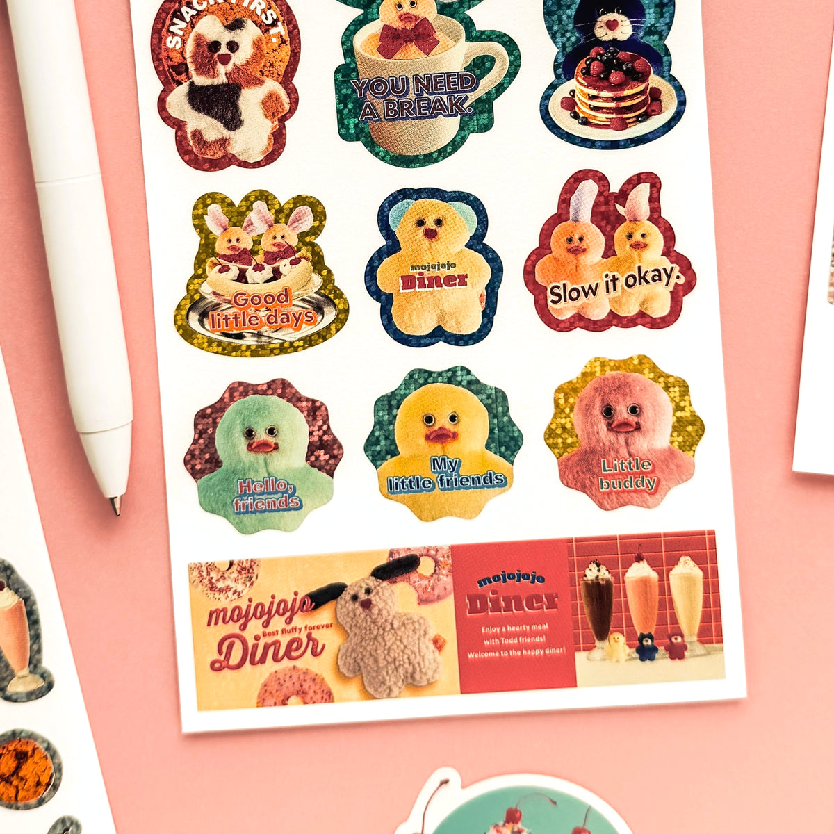Mojojojo / Hologram Stickers - Happy Diner