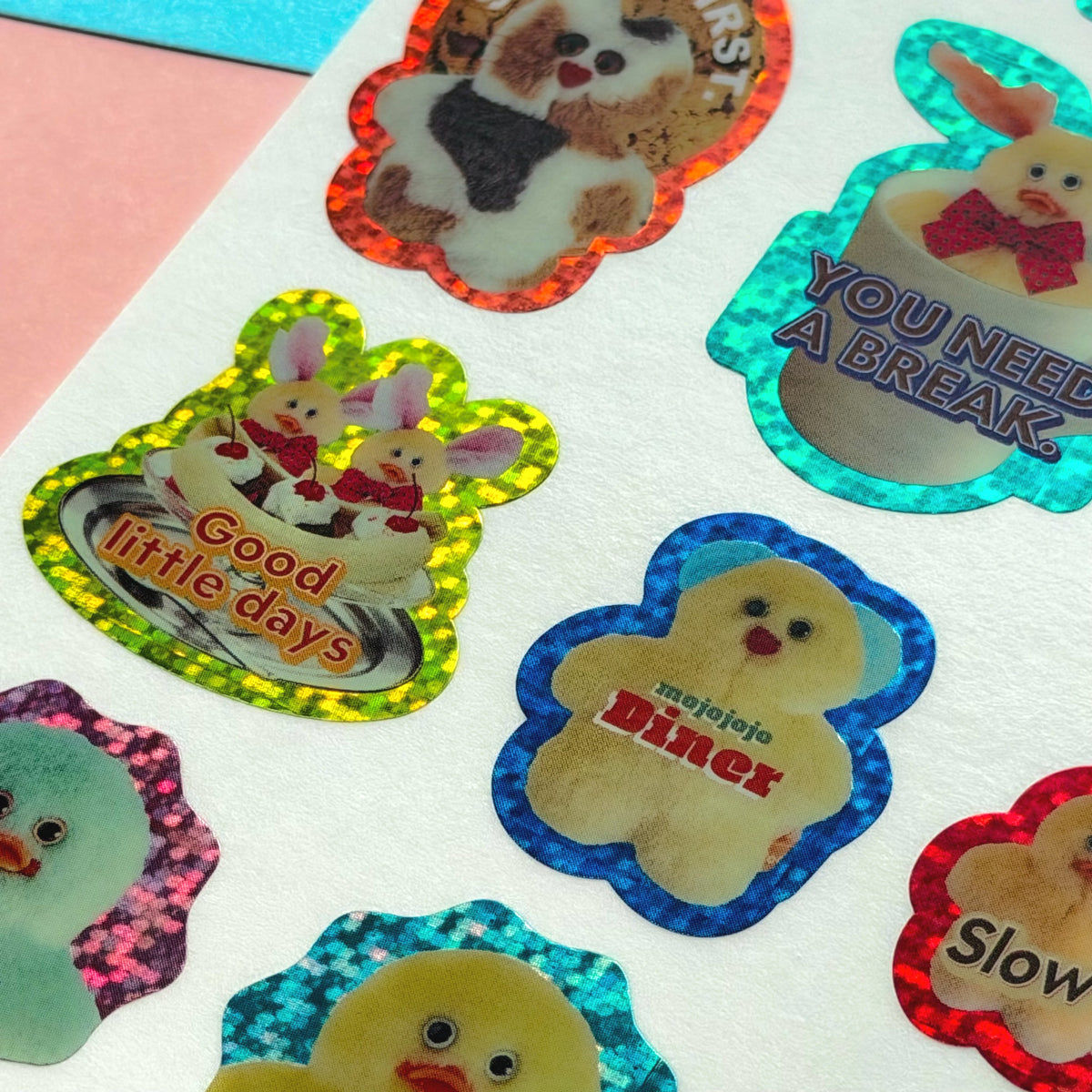 Mojojojo / Hologram Stickers - Happy Diner