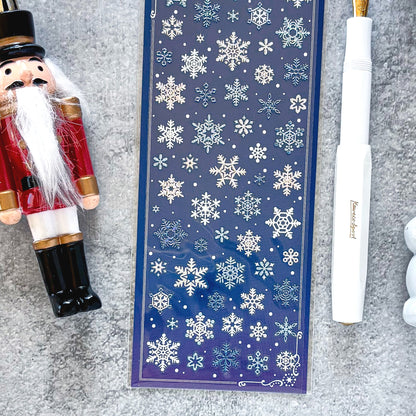 Winter Limited / Mind Wave / Stickers - Shiny Snow Flakes