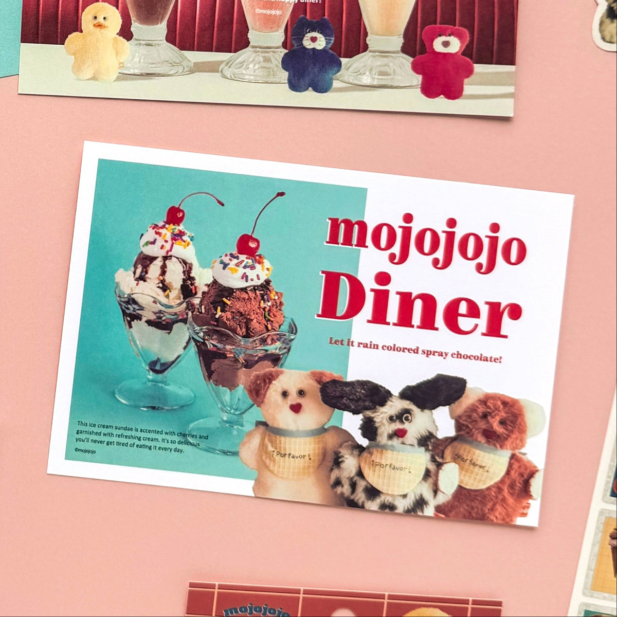 Mojojojo / Diner Postcard - Ice Cream Sundae