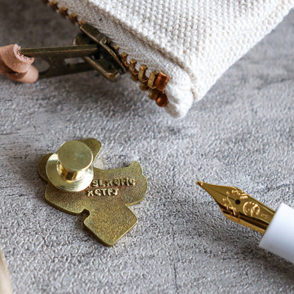 TSL x eric X CTFJ / Brass Pin Badge - Astronaut with TSL Tote-bag